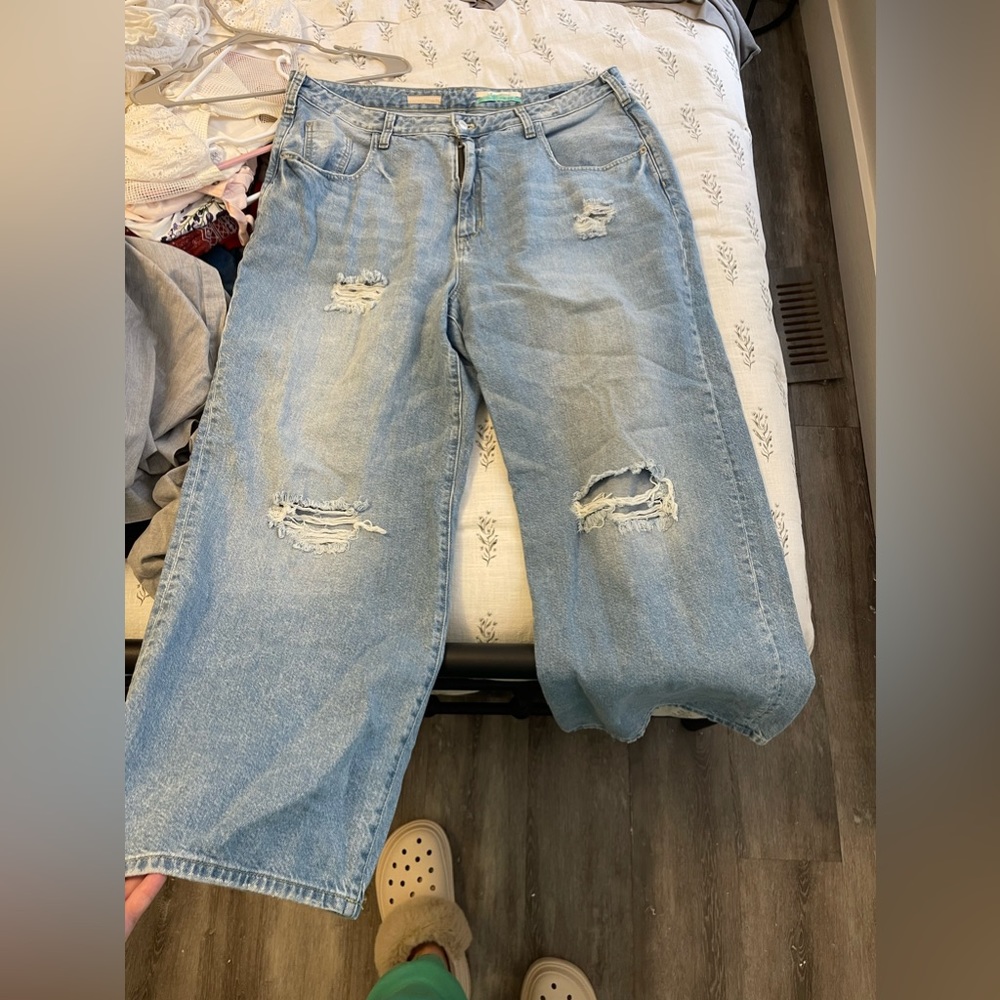 Pilcro Light Blue Boyfriend Jeans